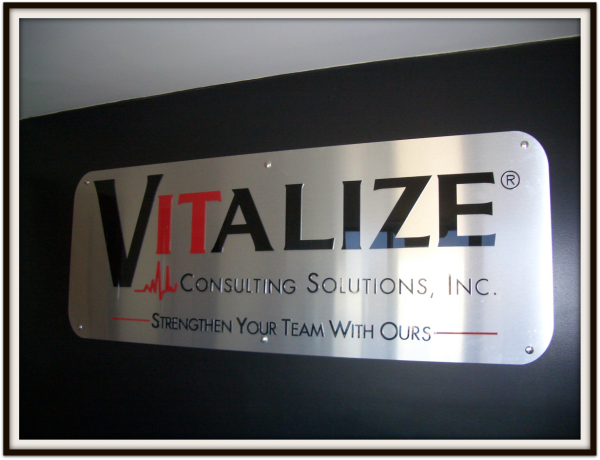 acrylin on brushed aluminum