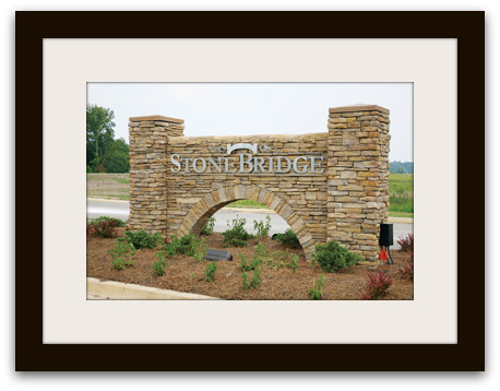 brushed aluminum monument sign