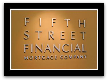 brushed aluminum office lettering
