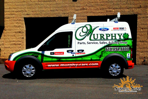 Auto dealership parts vehicle wraps and graphics