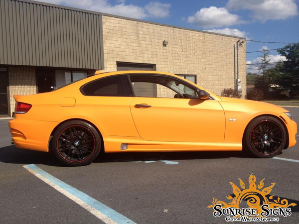 Color change matte car wraps