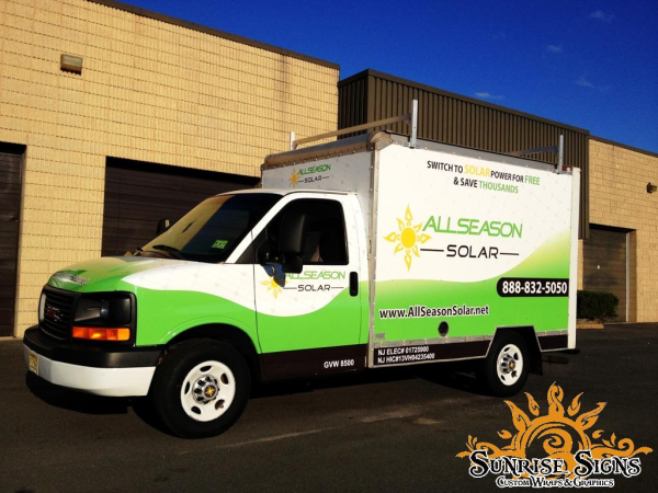 Rebrand fleets with box truck wraps