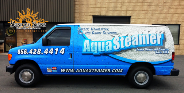 Carpet and Tile Cleaner Van Wraps