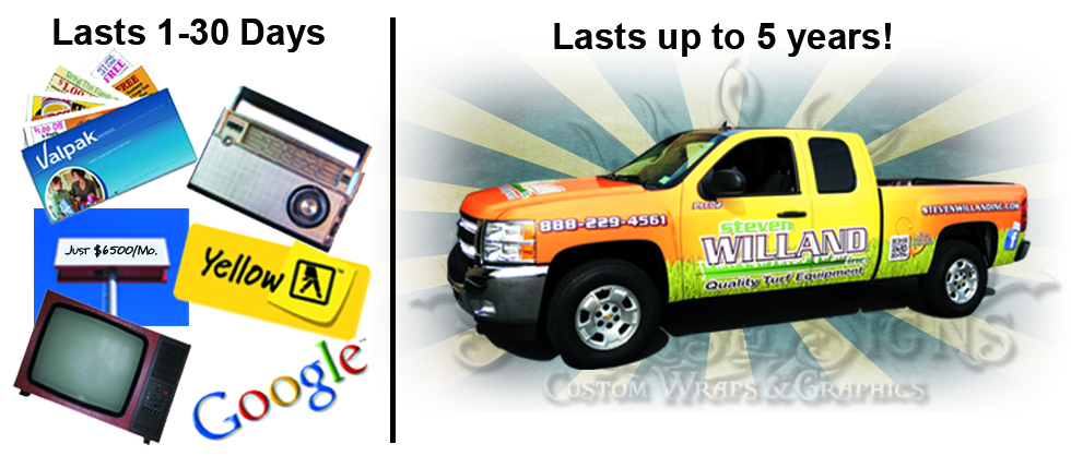 Contractor auto wraps