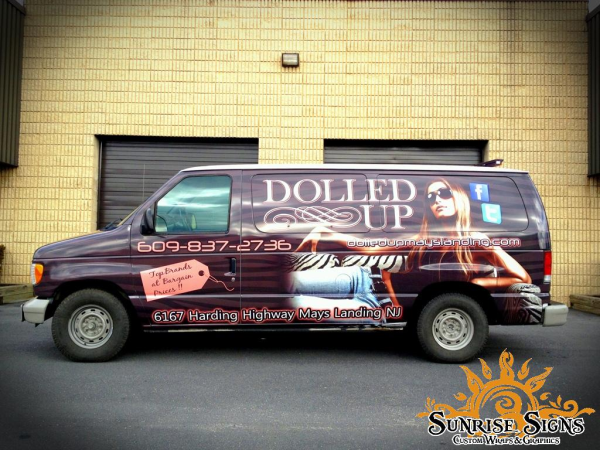 Ford E150 Van Wraps Advertising