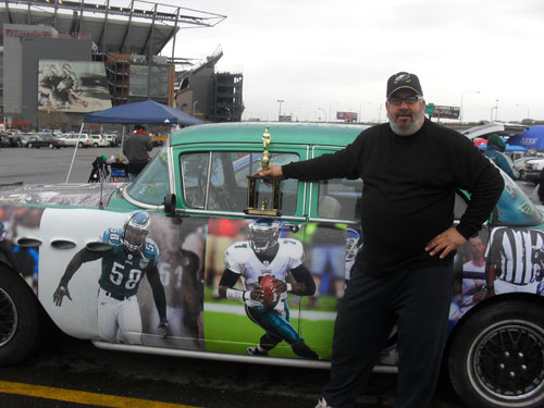eagles car wrap