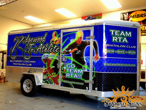 Enclosed trailer wraps