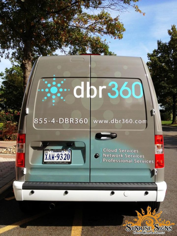 Fairfax county contractor van wraps