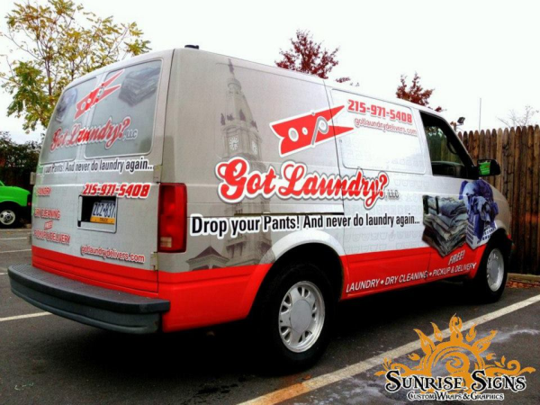 Advertise with contractor van wraps