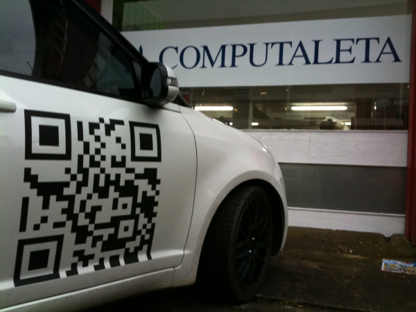 QR code vehicle wrap