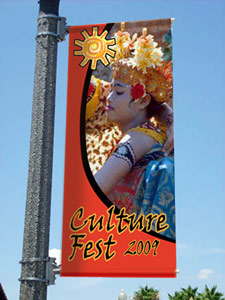 pole banner