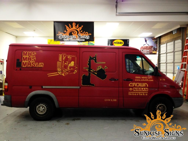 Extreme Makeover Sprinter Van Wraps for MHS