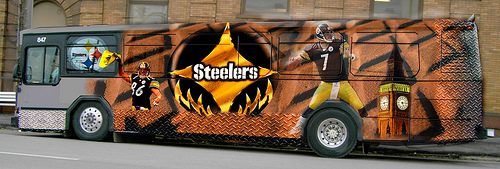 steelers bus