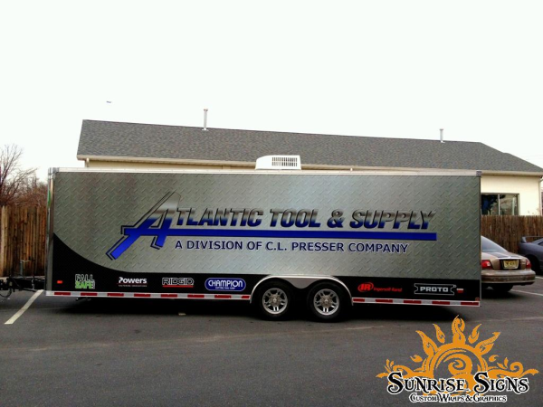 Industrial trailer wraps and graphics