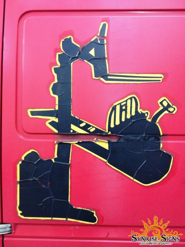 Vinyl truck lettering vs. vehicle wraps