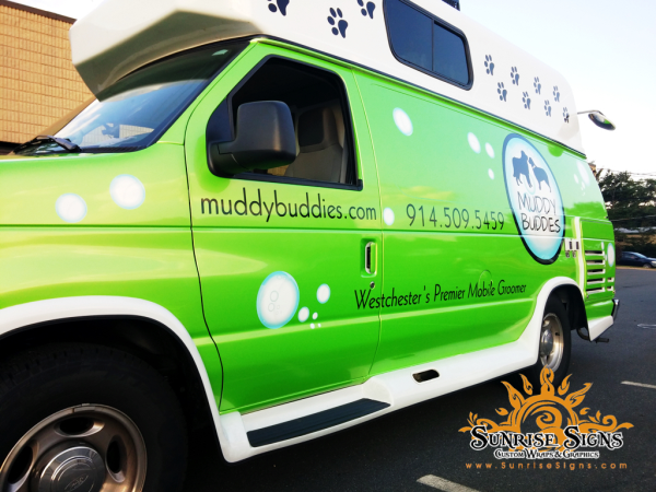 Mobile Dog Groomer Vehicle Wraps Westchester NY