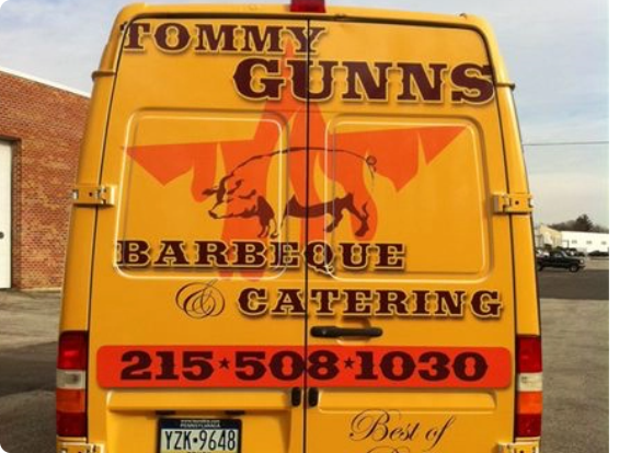 Tommy Gunns Vehicle Lettering for Business in Philadelphia